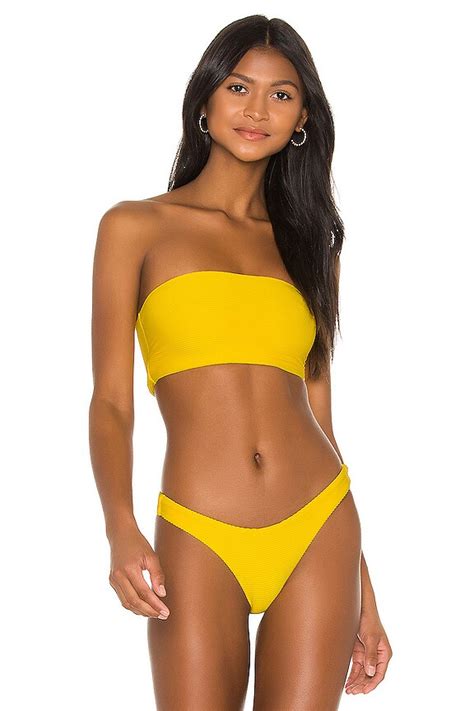 Seafolly Essentials Tube Bikini Top In Sunflower REVOLVE