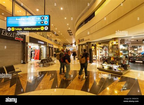 Or Tambo International Airport Shops Johannesburg South Africa Stock