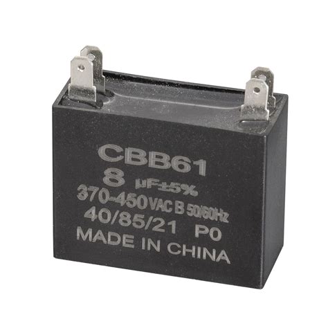 Buy Cbb61 Starting Capacitance Ac 450v 1 5uf 2 Wire Terminal Ceiling