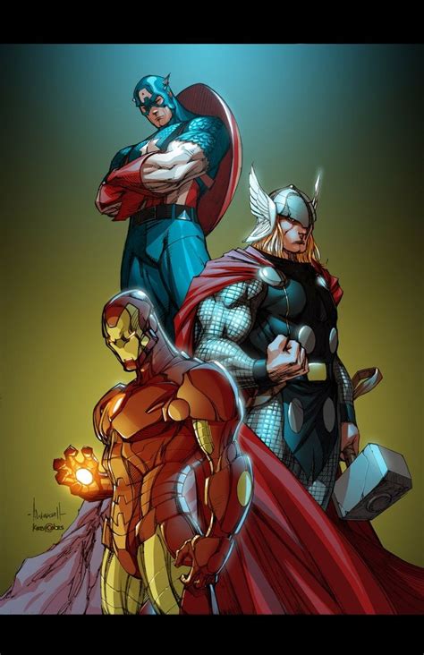 Iron Man Thor Captain America Superheroes Artwork Marvel Guys 1375x2125