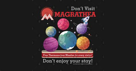 Dont Visit Magrathea Hitchhikers Guide To The Galaxy T Shirt