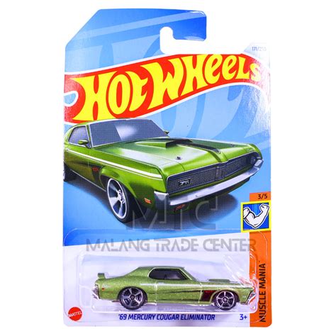 Jual Hot Wheels 69 Mercury Cougar Eliminator Hijau Muda P 2024 Shopee Indonesia