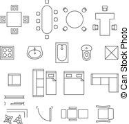 Floor Plan Symbols Vector Free - Bios Pics