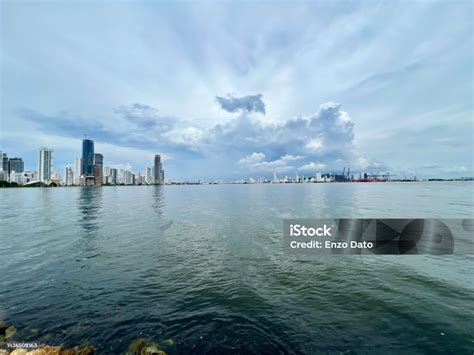 Bay View Of Cartagena Colombia Skyline Stock Photo Download Image Now