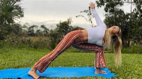 Fitness Bikini Yoga At Home Yoga And Stretching YouTube