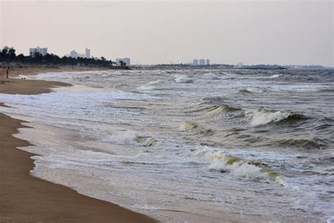 Kovalam Beach In East Coast Road Chennai Stock Image Image Of