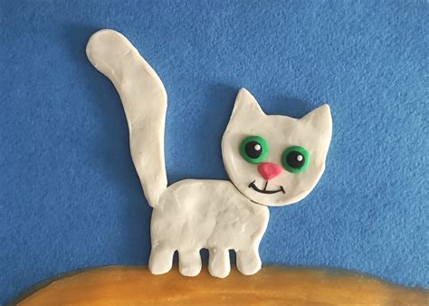 Кот из пластилина на бумаге - фото и картинки: 74 штук