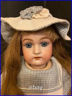 21 Antique German Doll Heinrich Handwerck Marked 79 10 Germany