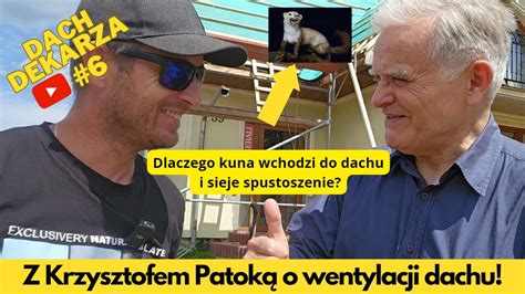 Dach Dekarza Krzysztof Patoka O Wentylacji Dachu Papie Membranie