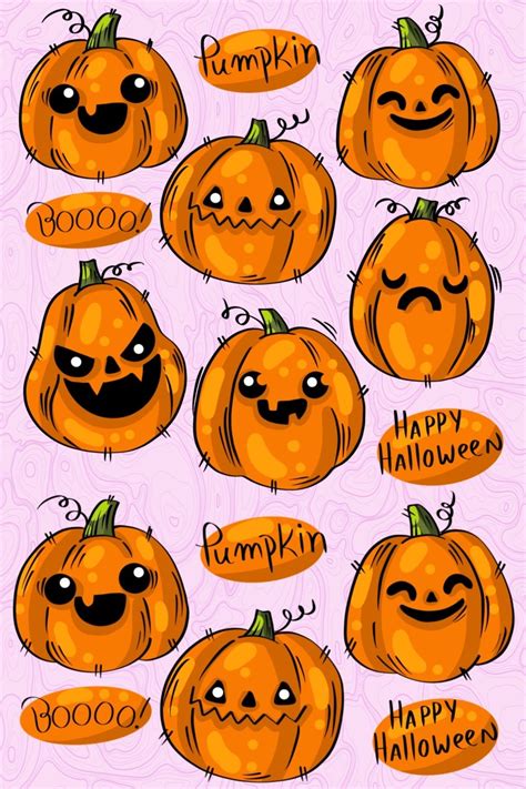 Fall pumpkin clip art, fall clip art, autumn rainbow