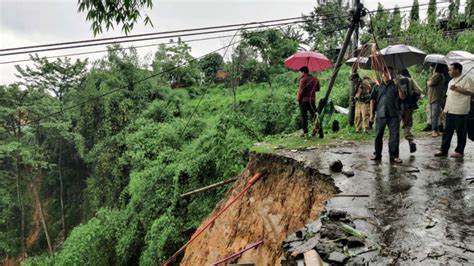 Assam Floods Massive Landslides Destroy Bridges Roads Over 2 Lakh