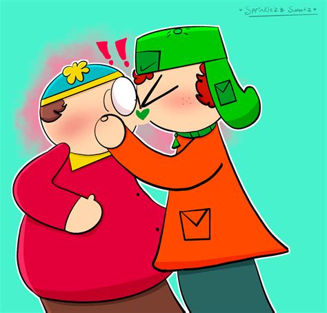 South Park Kyle And Cartman Kiss