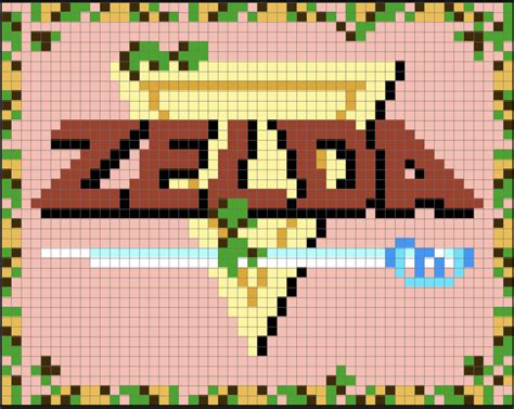 Zelda Titles In Perler Bead Pixel Art Patterns Pixel Art Shop Hama