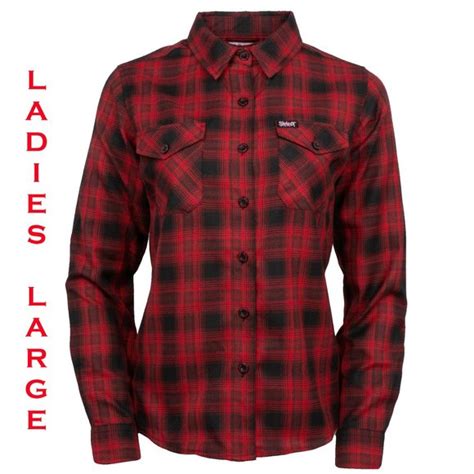 Dixxon Tops Dixxon Flannel X Slipknot Flannel Shirt Collab Red