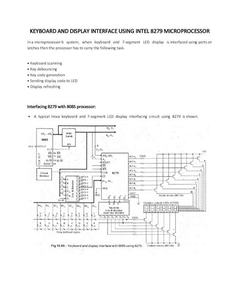 PDF KEYBOARD AND DISPLAY INTERFACE USING INTEL 8279 PDF File The