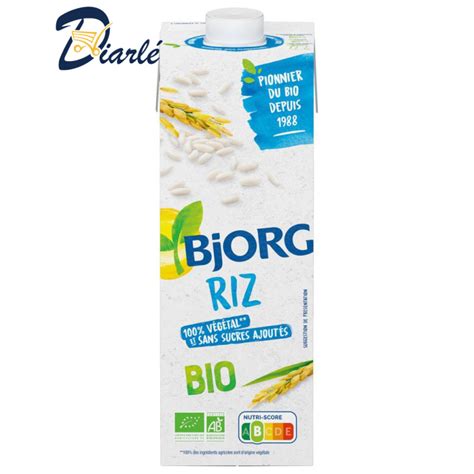 BJORG RIZ 100 VEGETAL ET SANS SUCRES AJOUTES BIO 1L