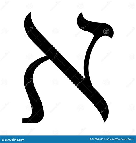 Alef Math Sign Royalty Free Illustration 182848470