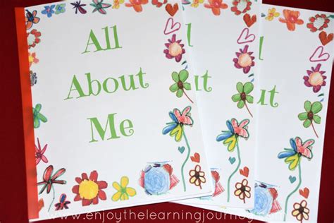 All About Me Flower Free Printable Templates Online