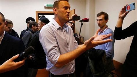 Rus Muhalif Lider Navalny ye 20 Gün Hapis Cezası Son Dakika