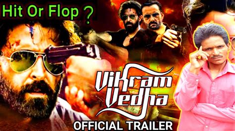 Vikram Vedha Official Trailer Good Update New Release Date Hrithik