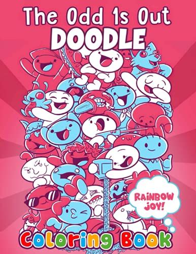 Rainbow Joy The Odd 1s Out Doodle Coloring Book Vivid Character