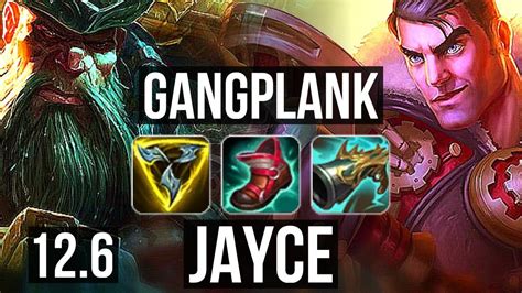 GP Vs JAYCE TOP 8 0 3 6 Solo Kills 1 7M Mastery Legendary 300