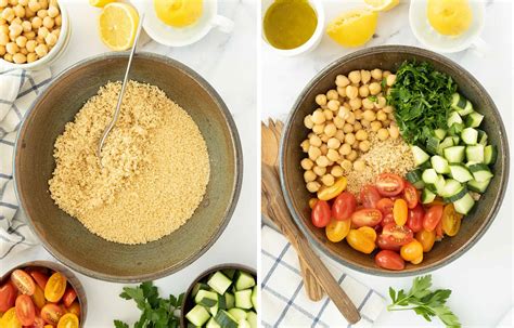 Lemon Couscous Salad With Chickpeas The Clever Meal