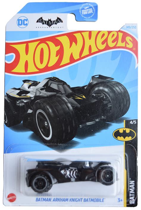 Amazon Hot Wheels Arkham Knight Batmobile Batman Black Yellow Toys Games