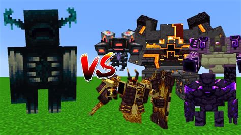 Warden Vs L Ender S Cataclysm Bosses Minecraft Mob Battle YouTube