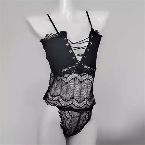 V Bodysuit Erotic Hollow Bra Crotchless Sexy Lingerie Customized Gifts And Online Shopping YouTube