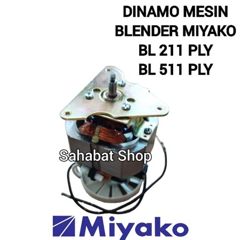 Jual DINAMO MESIN BLENDER MIYAKO KUNING ORIGINAL BL 211 PLY 511 PLY