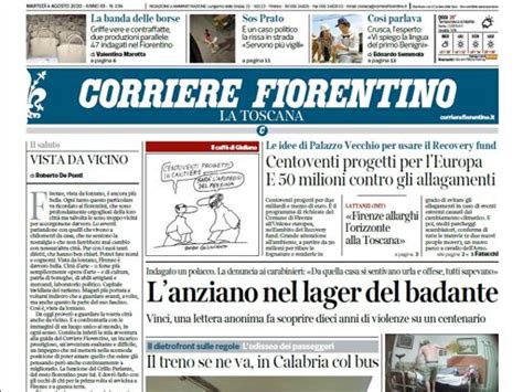 Il Corriere Fiorentino Proclama Lo Stato Di Agitazione Editoriatv