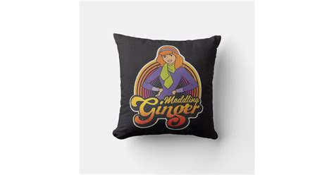 Scooby Doo Meddling Ginger Daphne Throw Pillow Zazzle