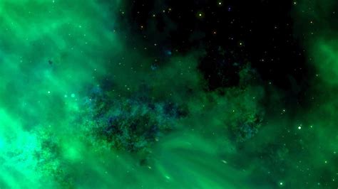 Green Stars Space Galaxy Black Sky Background 4K HD Green Wallpapers ...