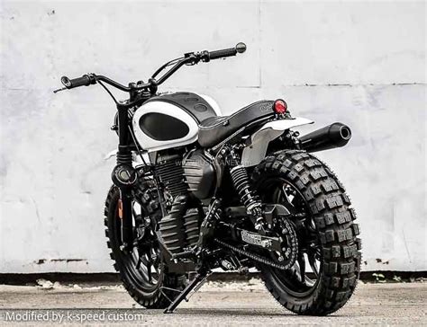 Royal Enfield Hunter Modified Into Scrambler Brat Untamed And