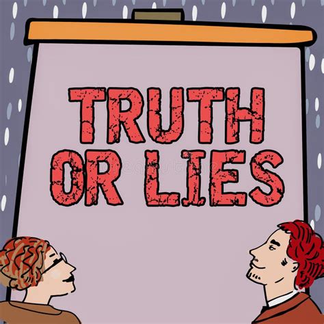 Text Sign Showing Truth Or Lies Word Written On Decide Between A Fact