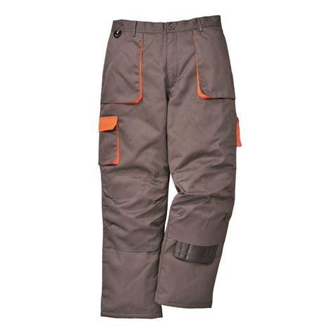 Pantalon de travail Multipoches Matelassé Portwest TEXO CONTRAST Gris