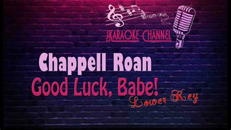 Hq Karaoke Chappell Roan Good Luck Babe Jkyoutube Youtube