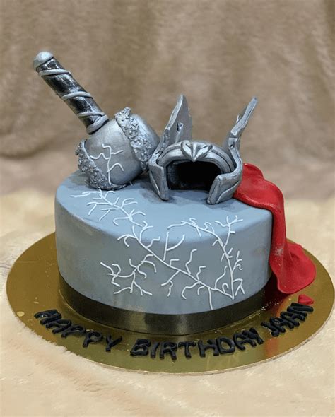 Thor Birthday Cake Ideas Images Pictures