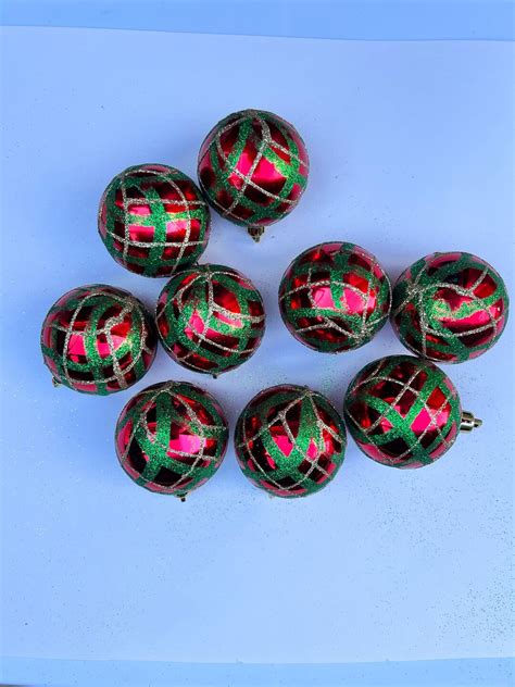 Vintage Glass Ball Ornaments. A Fun Addition to Your Christmas Tree and ...