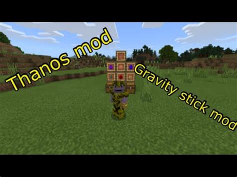 Minecraft Thanos Mod Review Youtube