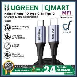 Jual UGREEN Kabel Type C To Type C Fast Charging 240w Nylon Braided