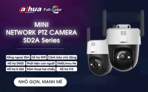 Camera PTZ Wifi 2MP DAHUA DH SD2A200 GN AW PV Vi Tính Phát Đạt