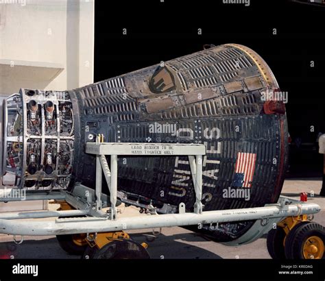 Gemini 5 spacecraft - after mission Stock Photo - Alamy