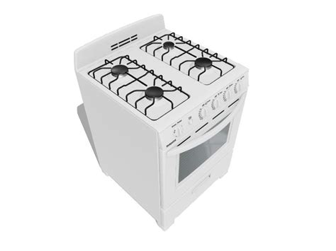 Hotpoint 24 In 4 Burners 2 9 Cu Ft Freestanding Natural Gas Range White In The Single Oven Gas