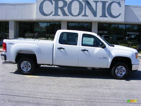 2009 Summit White Gmc Sierra 2500hd Work Truck Crew Cab 4x4 19363733 Photo 19