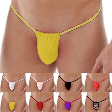 String Sexy Pour Homme Bikini Poudres De Bulge T Back G String String Lingerie Taille Basse Jpeg