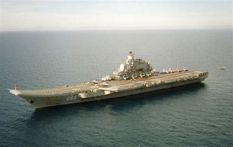 The U.S. Navy Was Worried This Old Russian Aircraft Carrier Could Sink ...