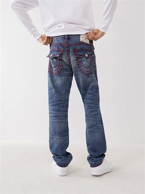 Ricky Red Stitch Super T Jean Old Glory True Religion