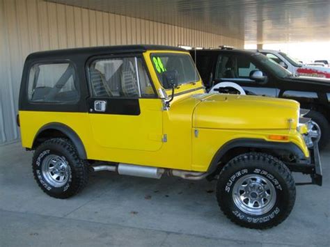 Sell Used 1984 Yellow Jeep Cj In Pella Iowa United States For Us